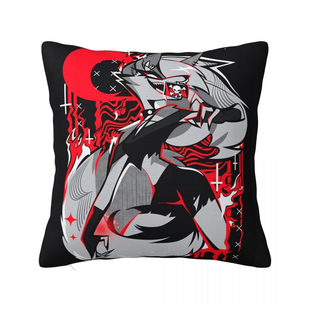 Pillow Case Sexy Loona Anime Square Pillow Cover Helluva Boss Retro Trendy Cushion Cover Pillowcases For Sofa Bedroom Home Decor
