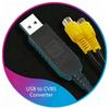USB To CVBS Video Output Device For Vehicle Entertainment System With Jake To Headrest Display