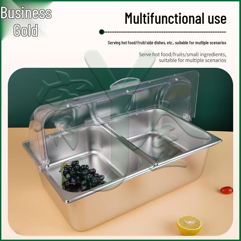 Youjin Stainless Steel Multi-purpose Serving & Storage Tray