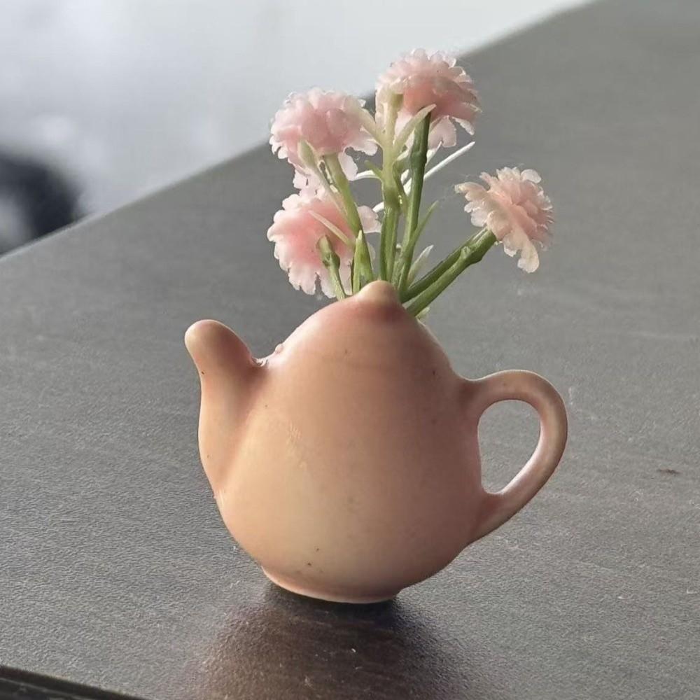 Creative Pastoral Style 3D Vase Fridge Magnets Exquisite DIY Craft Mini Ceramic Vase Decorative Vase Refrigerator Magnet Office