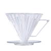 Chuanbao Transparente Harz Handaufguss Kaffeefiltertasse (3er-Pack)