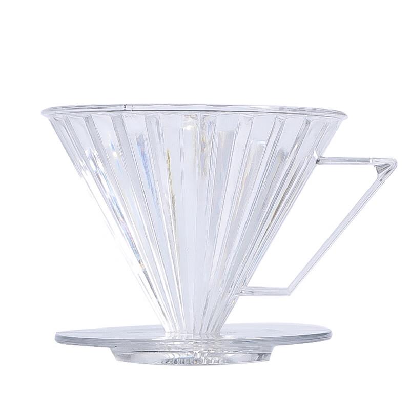Chuanbao Transparent Resin Hand Pour Coffee Filter Cup (Pack of 3)