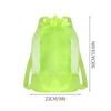 Sand-Resistant Beach Backpack Extra-Large Drawstring Closure Mesh Beach Bag Adjustable Straps Net Backpack Bags