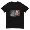 Driver Trucker Us Flag Semi Truck Patriotic 4th Of July Unisex TShirt