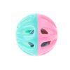 10 Stück Haustier Katzen Spielzeugball mit Glöckchen Haustier Interaktiver Ball Spielzeug Bunte Hohlkugeln Spielzeug für Hund Hamster Chinchillas