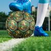 Prehistoric Glass Round Football Size 5 Adult Ball Suitable for Training Matches and Outdoor Team.