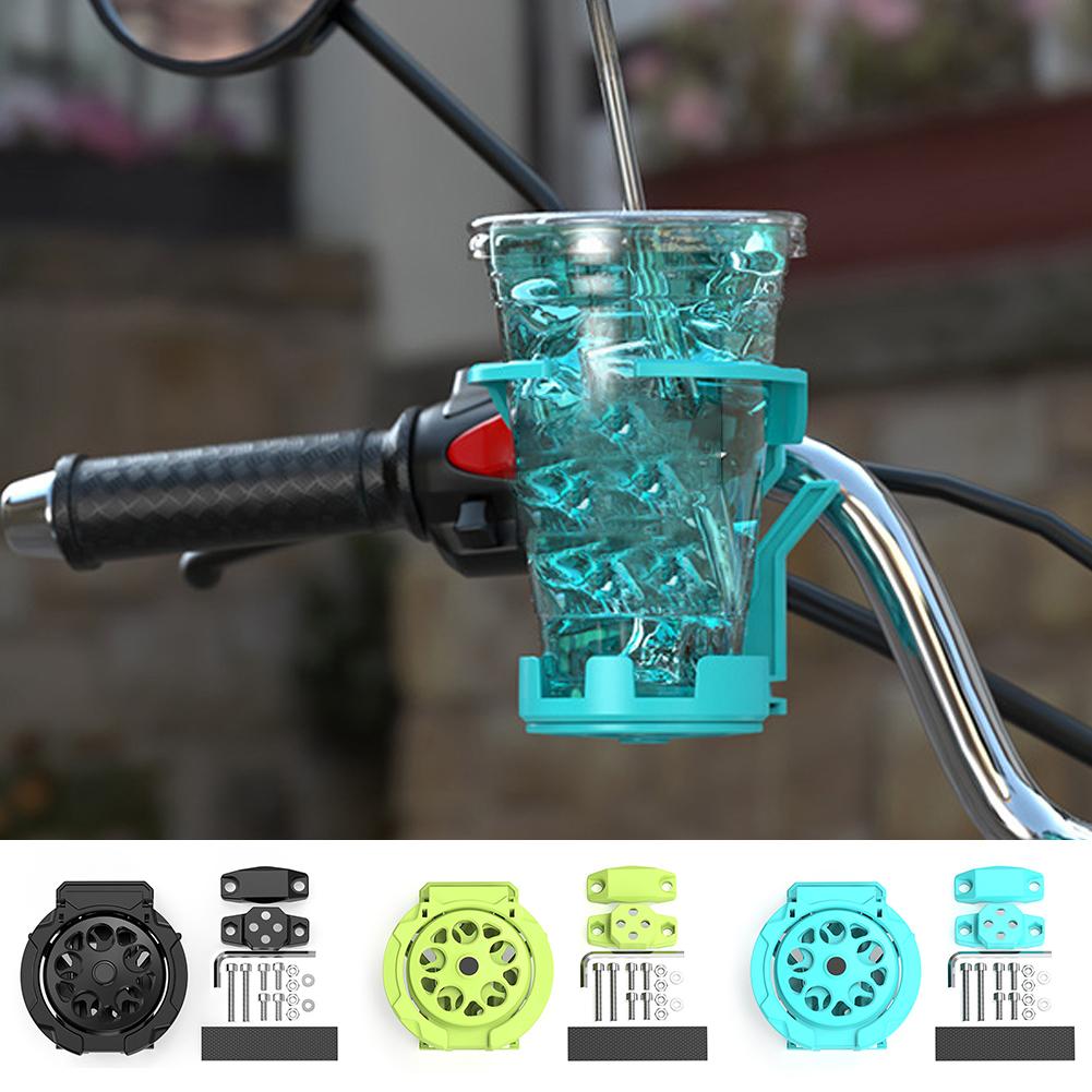 Foldable Motorcycle Cup Holder Bike Water Bottle Mount Adjustable Drink Cage Holder for Collapsible Beverage Bracket for E-Bike