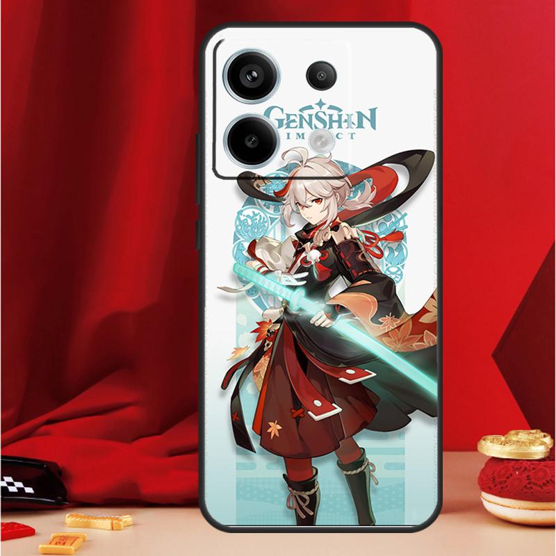 Genshin Impact Kaedehara Kazuha Case For Xiaomi Redmi Note 9 10 11 12 13 Pro Plus 9S 10S 11S 12S Redmi 12 10C 9C 13C Coque