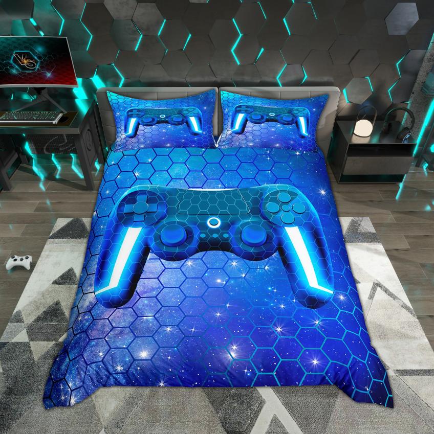 Comforter Homewish Boys Gamer 2Pcs/3Pcs Teens Gaming Gampad Bedding Video Game Console Set