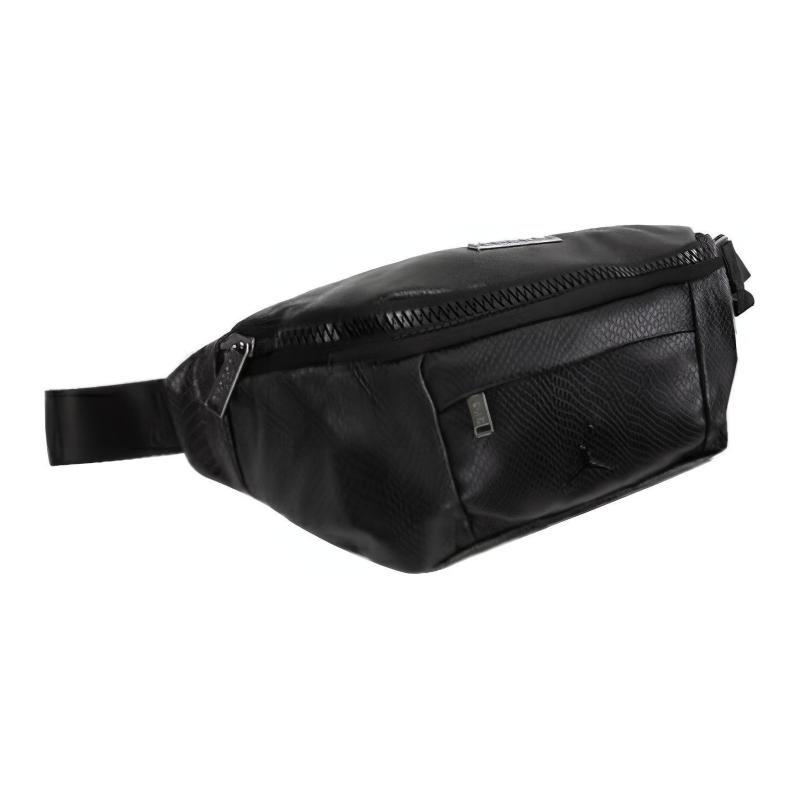 Jordan Artificial Leather Crossbody Bag, Sling Bag, Fanny Pack Regular Unisex Black Jordan HA5507-011