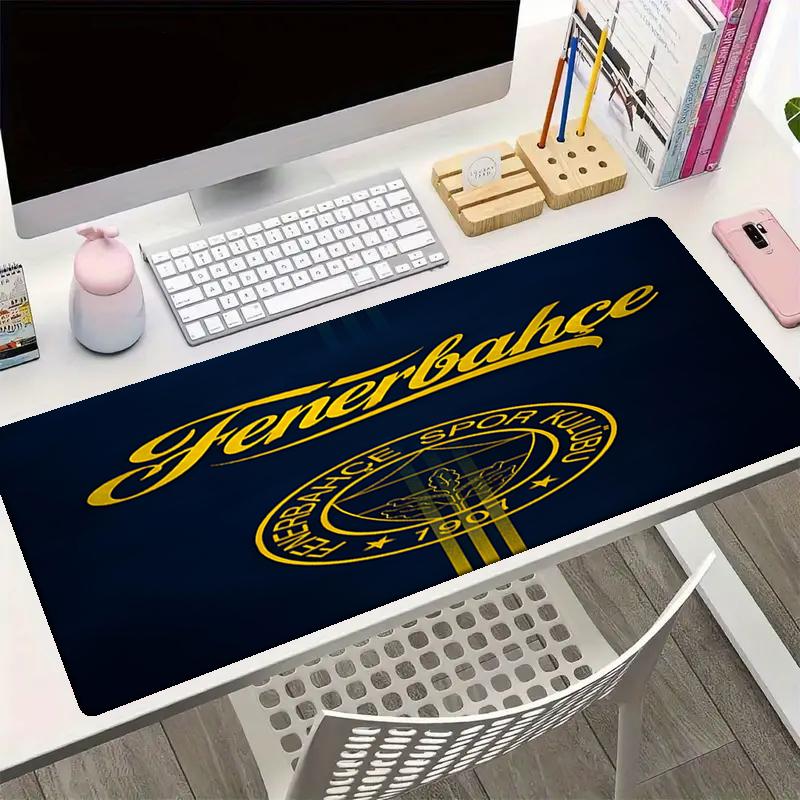 Fenerbahce Thema Mauspads, Rutschfeste Gummiunterlage, Multifunktionales Büro- & Heimdekor, Perfekt zur Personalisierung des Arbeitsplatzes.