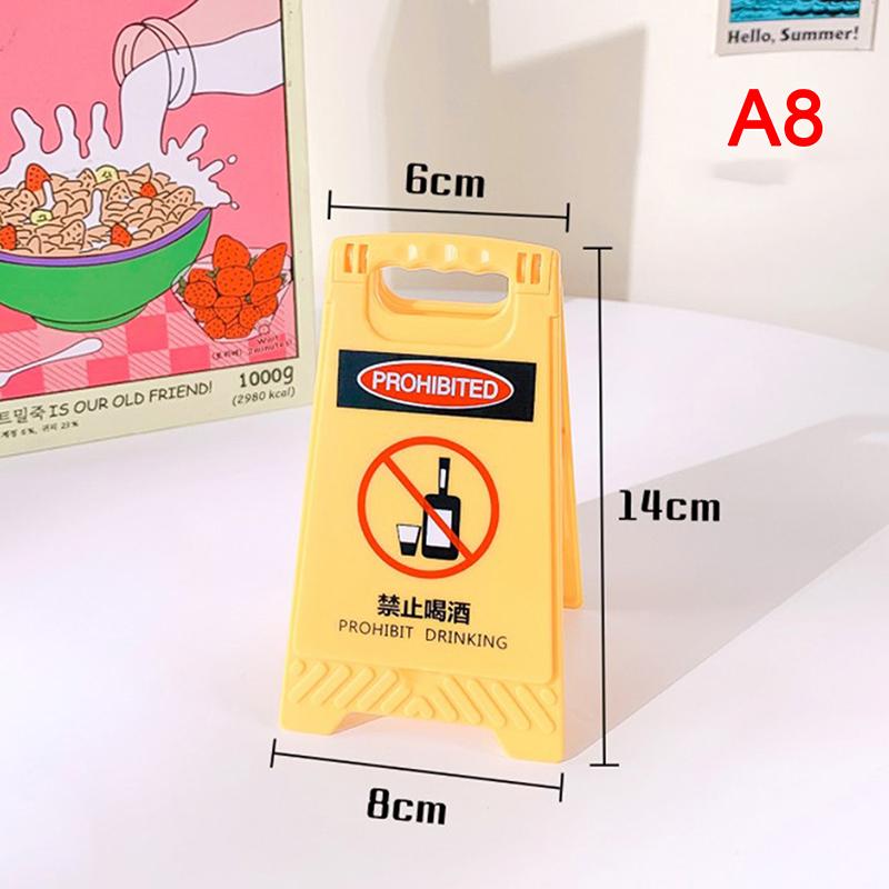 Creative Mini Desktop Prompt Card Folding Makeup Mirror Decoration