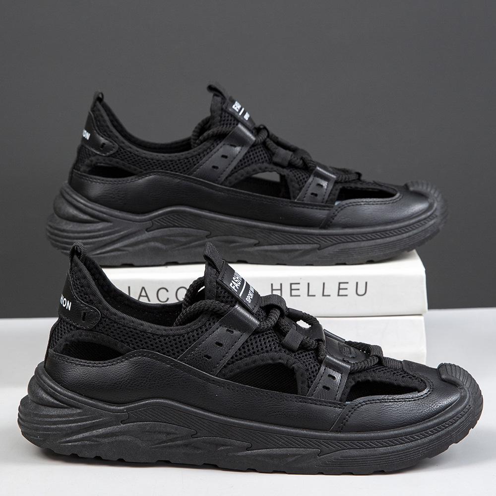 Men s Summer Breathable Closed-Toe Sandals - Casual, Comfortable, Versatile Beach Slippers 40