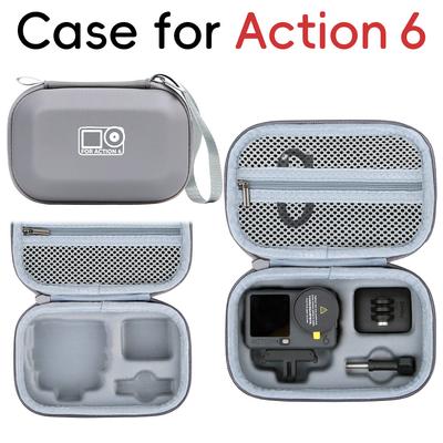 Storage Case With Integrated Liner Structure For Enhanced Practicality And Aesthetics For DJI ACTION 6 PU Storage Case