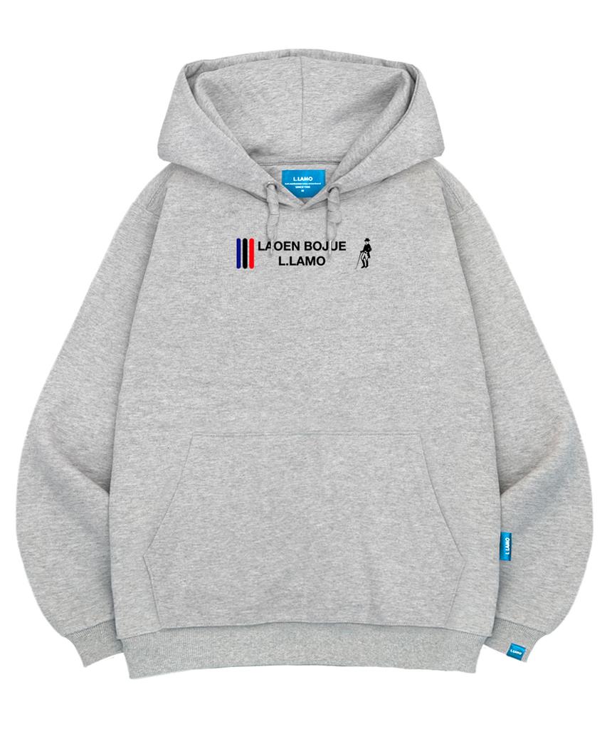 Fleece-Lined H Bonjour Lamo Hoodie Unisex Big Size M~4Xl (Type A)