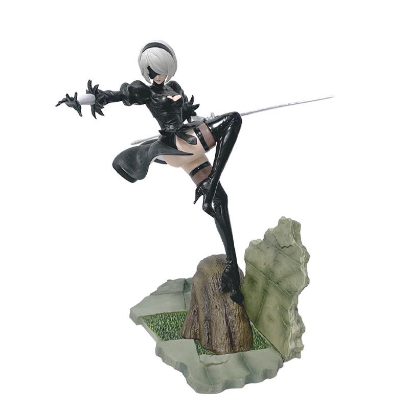 

отрицать: Автомата Йорха Аниме Экшн Фигурка ПВХ Модель Коллекция Украшение Аниме Модель Мультяшная Игрушка