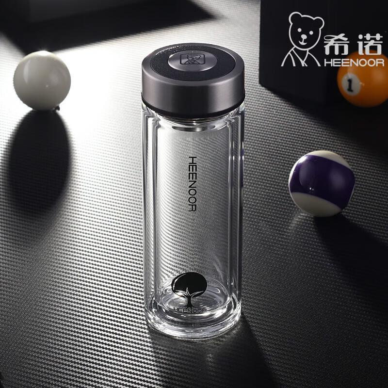 Heenoor Double-Layer Glass Tea Infuser Cup