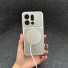 Custodia Rigida AG Satinata con Bumper per Magsafe Magnetica per OPPO Find X9 Pro Ricarica Wireless Antiurto Cover Posteriore Opaca