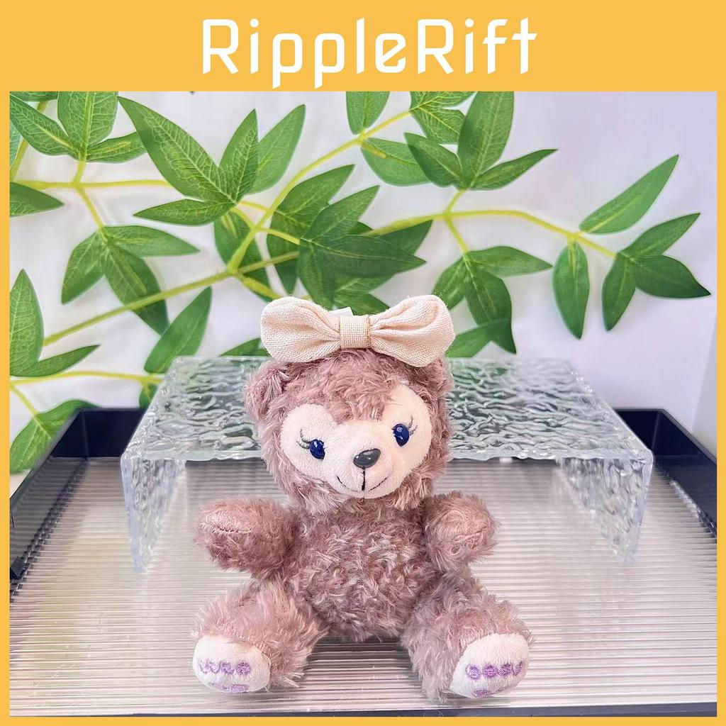 Adorable Miniature Duffy Bear And Shelliemay Plush Keychain For Cute Bag Accessories