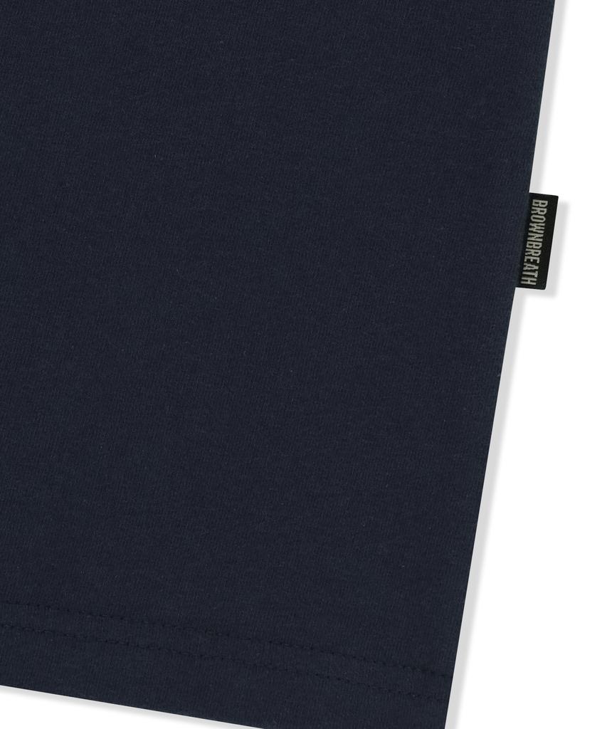 BROWNBREATH Sleepy Tag Tee - Navy