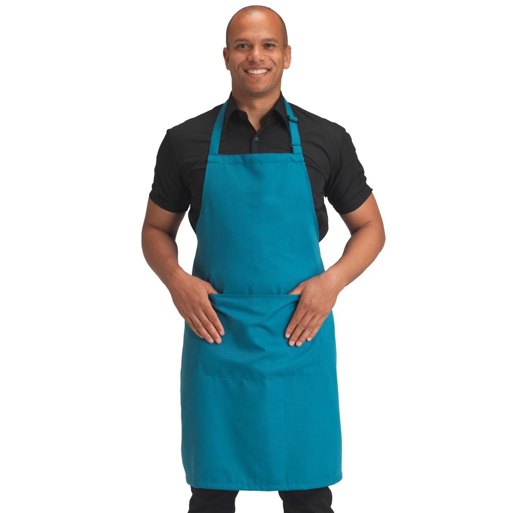 Dennys Adults Unisex Catering Bib Apron With Pocket