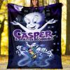 1pc Casper2 Theme Blanket - Digital Print, Polyester, Cozy for All Seasons, Perfect for Outdoor, and Travel