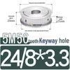 Dual-Sided Flat Timing Pulley: 5M50 Teeth, Width Options 11/16/21/27AF, Bore Size 8-30.