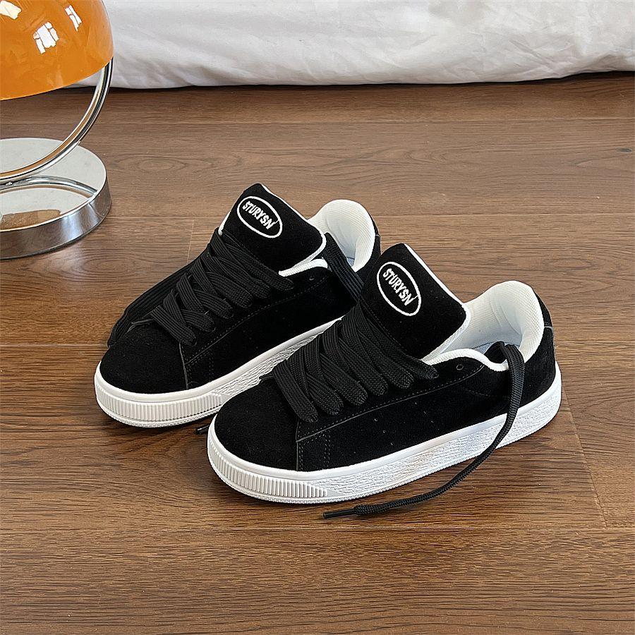 Comerț exterior pantofi sport noi de toamnă și iarnă pentru femei, culoare uni, stil retro, ușori și respirabili, la modă, explozie în patru sezoane