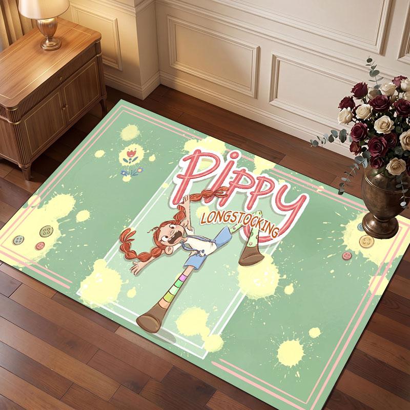 Pippi Longstocking Rug Soft Thick Non Slip Floor Carpet for Bedroom Living Room Home Decor