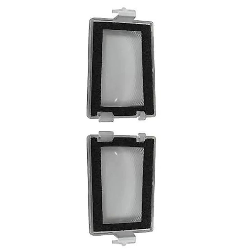 Rear License Plate Lamp Cover Precise Fit High Brightness IP67 Waterproof Polycarbonate Housing 68020954AB 68020955AB