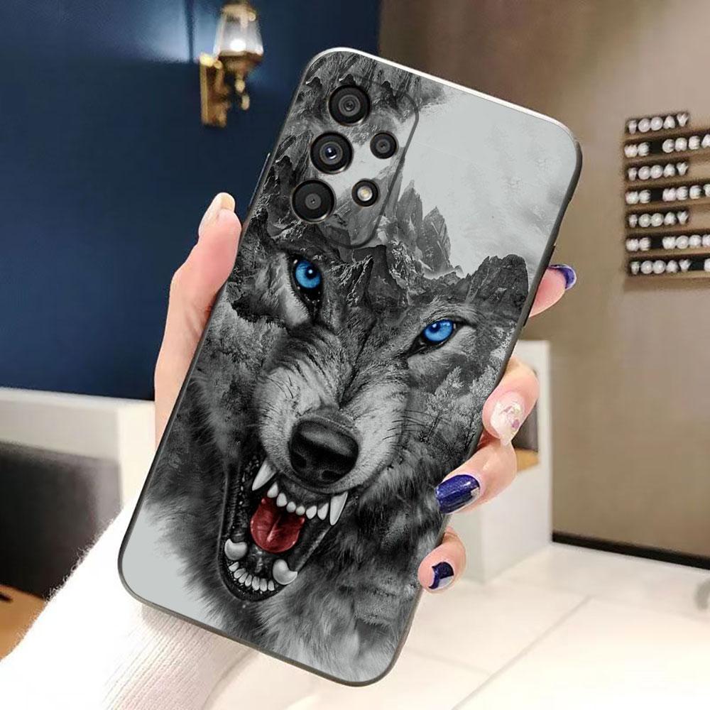 Dragon Tiger Wolf Phone Case For Samsung A73 A72 A71 A57 A56 A55 A54 A53 A52 A51 A37 A36 A33 A32 A35 A23 A22 A16 A15 A14 Case