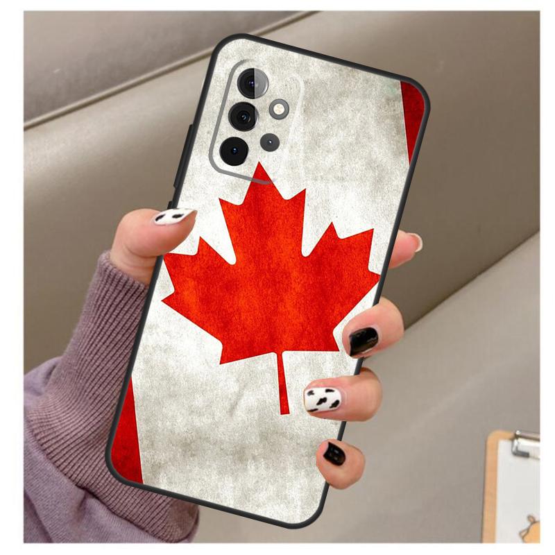 Canada Canadian Flag Case For Samsung Galaxy A34 A54 A14 A06 A16 A26 A36 A56 A12 A32 A52 A13 A33 A53 A15 A35 A55