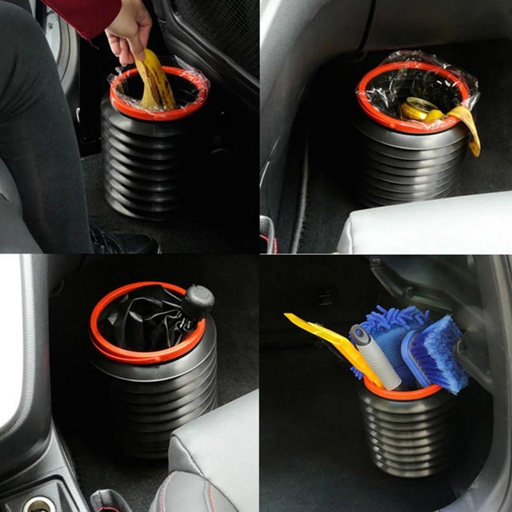Garbage Can Water Storage Buckets Car Trash Can Car Garbage Bin Auto Trash Bin Fishing Bucket