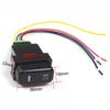 For Mitsubishi Lancer Pajero ASX Outlander Triton Colt Fog Light Switch Button 5Pin ON-OFF Controller Orange 12V
