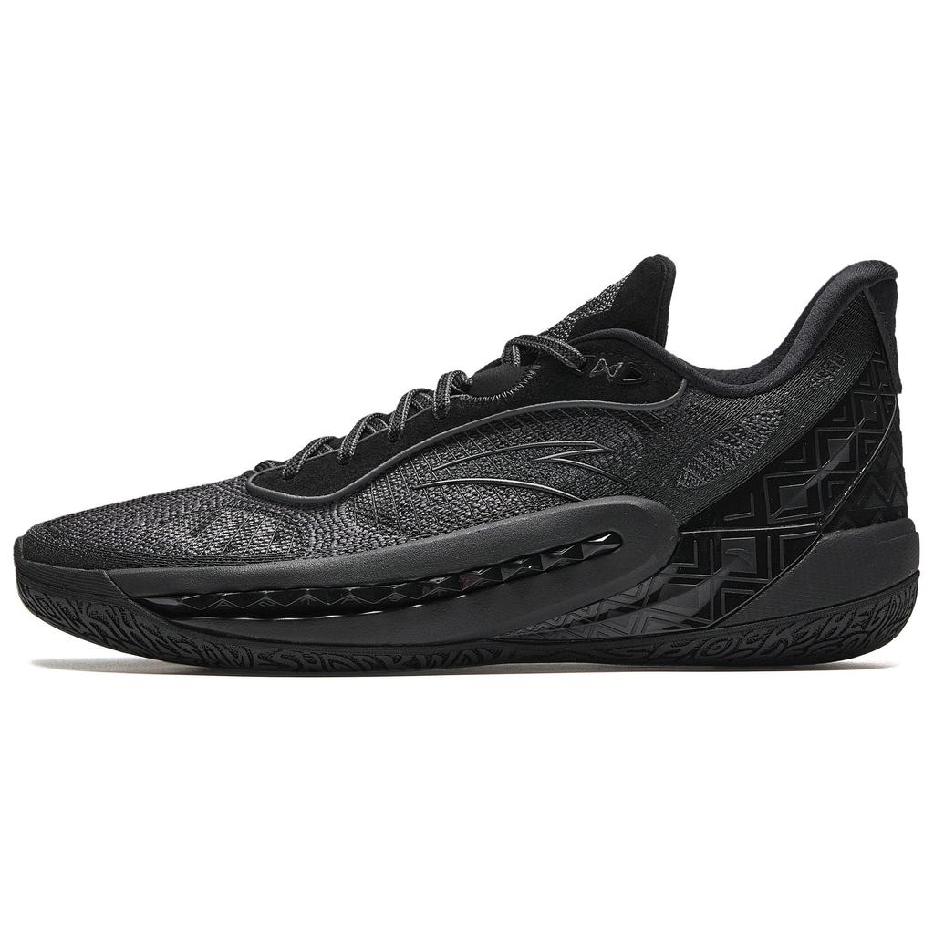 Anta Shock Wave 6 Pro Kyrie Irving Black Knight Men Sneakers Grey 112431111-1