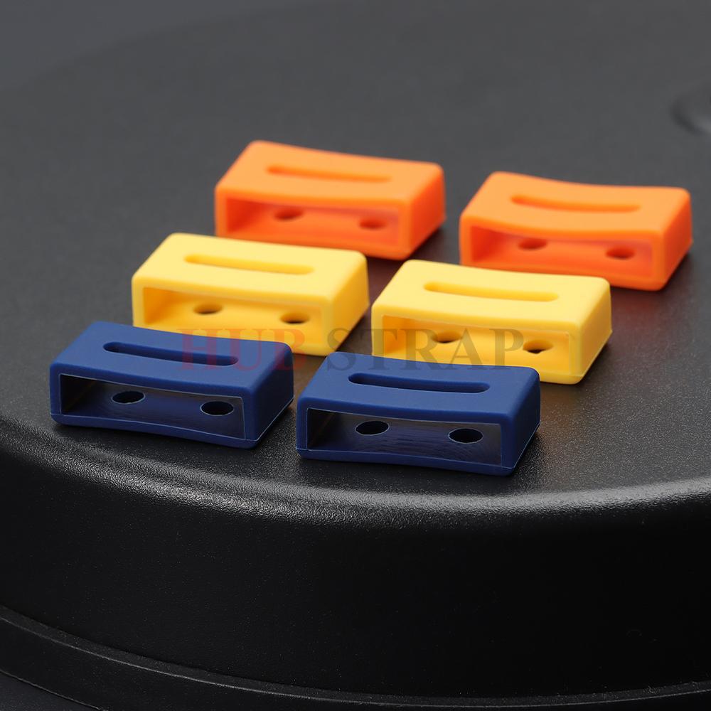 Gummi-Ring Uhrenarmband-Schlaufen Silikon für Casio Uhrenarmband Halter Halterung Beweglicher Uhrenring Kreis Uhrenzubehör