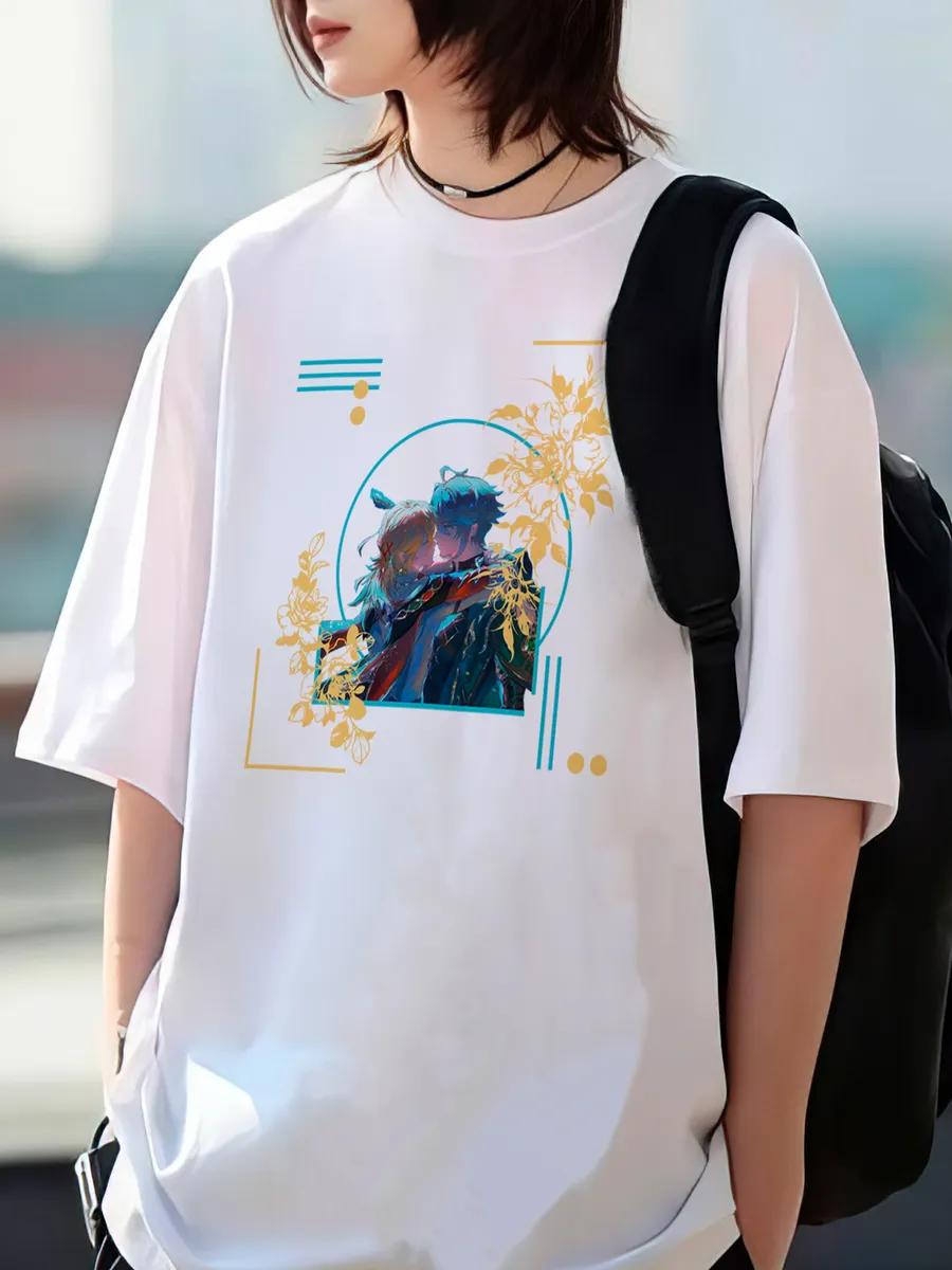 Oversized T-shirt Genshin Impact Kaveh and Alhaitham 3XL