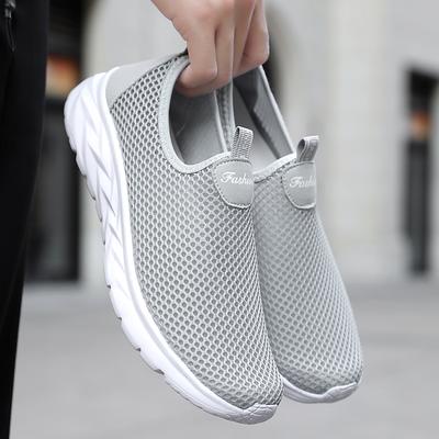 Men's Casual Breathable Mesh Shoes Summer Outdoor Non-slip Mens Shoes Comfortable Zapatos Hombres Light Weight Man Running Shoes