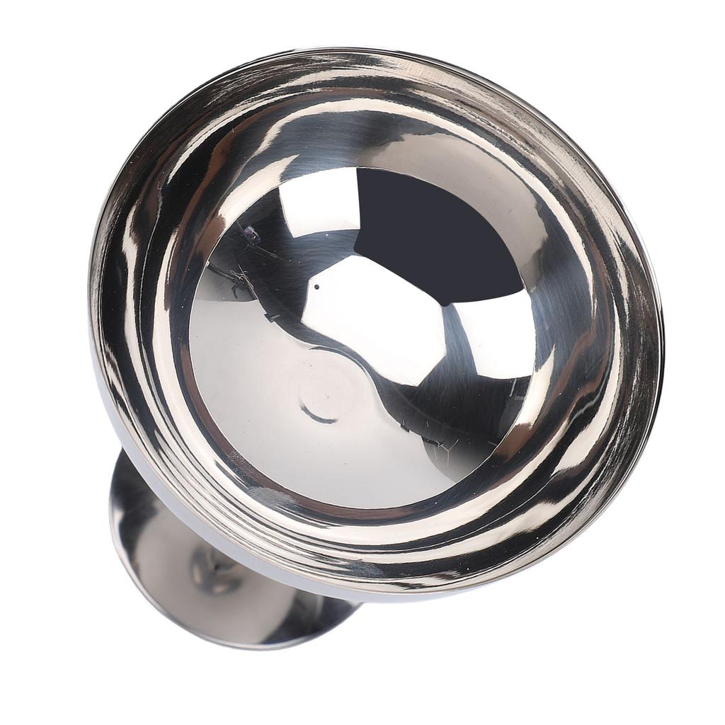 Footed Dessert Cup Dishwasher Safe 304 Stainless Steel Footed Dessert Bowl for Ice Cream Salad Serving