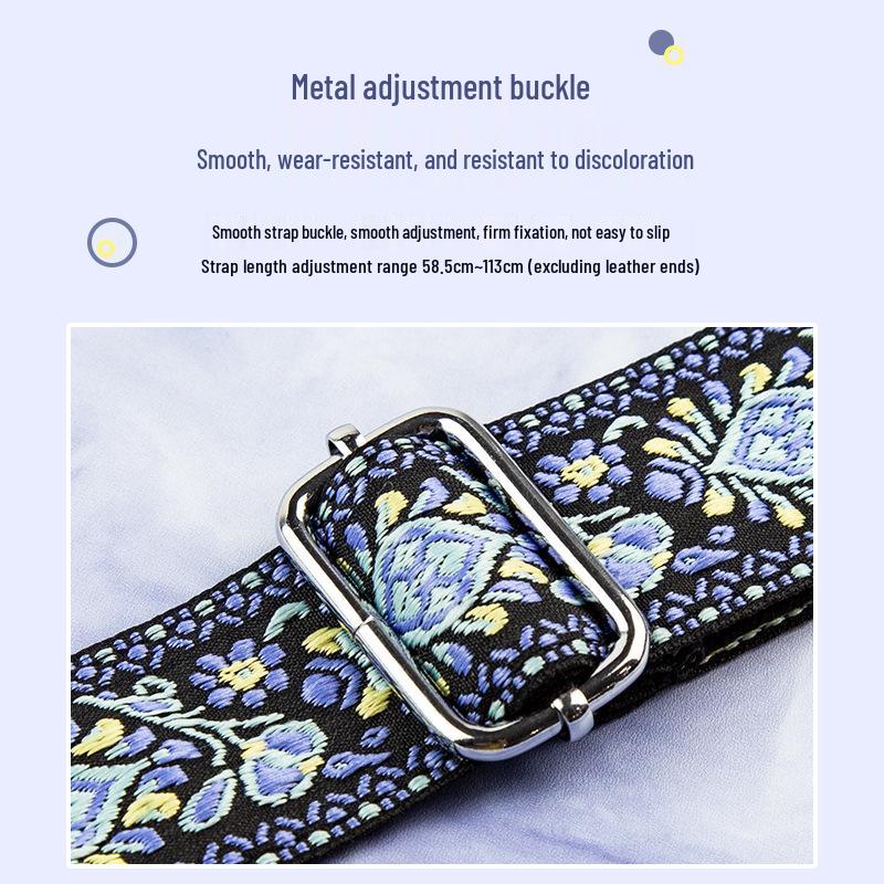 Genuine Leather Ukulele Strap, Crossbody or Shoulder, Children's Small Guitar Strap with End Pin