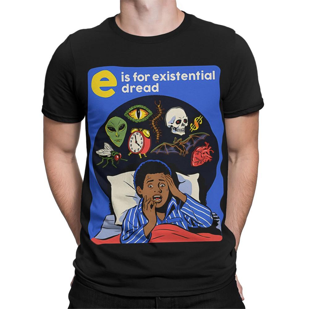

E is for Existential Dread 90s Philosophy-The wbr/ med T-Shirt #SR#T433 L