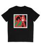 GAZA - White Border - Black - Organic T-Shirt - Palestine