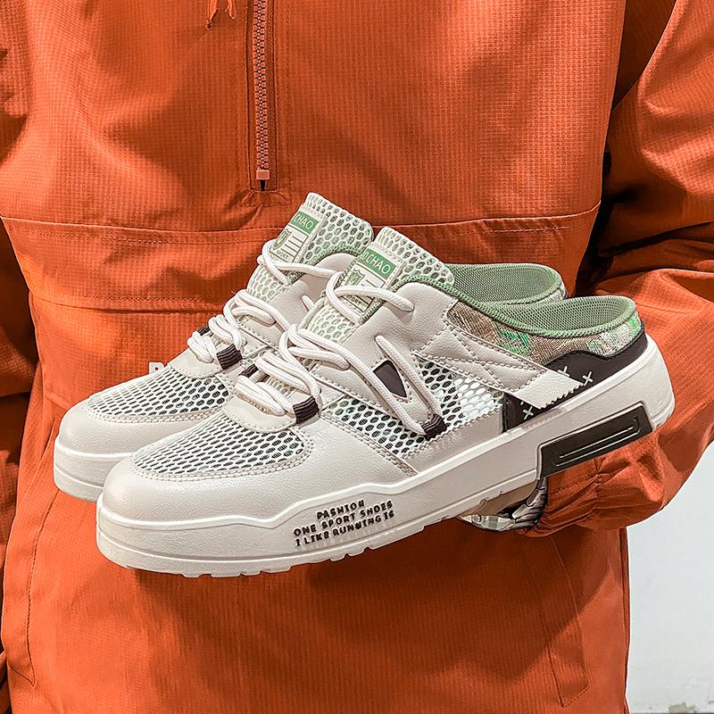 Pánská sportovní obuv Letní nazouváky Ležérní sandály Tenisky Dřeváky Studentské nadměrné pantofle