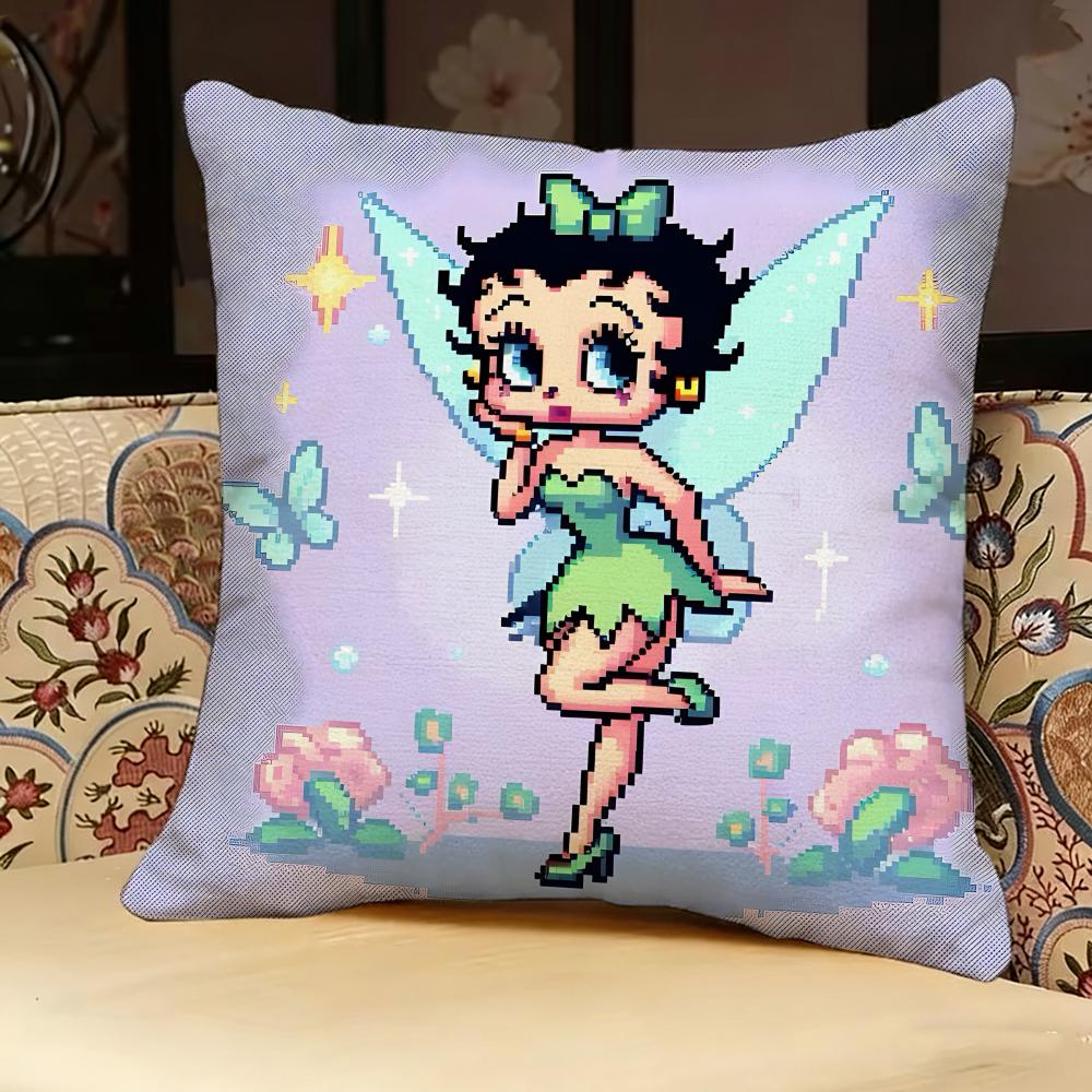 Beauty B-Betty B-Boop Pillow Case Pillowcase, Double-Sided Printed, Sofa Cushion, Bedroom Headboard Pillow