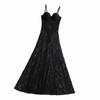 2025 Spring/Summer European & American Style Sexy Lace Slim Fit Spaghetti Strap Dress