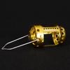 1 Pcs Night Fishing Tea Wax Lantern Fishing Lamp Aluminum Alloy Atmosphere Small Horse Lantern Golden Camping Hanging Candles
