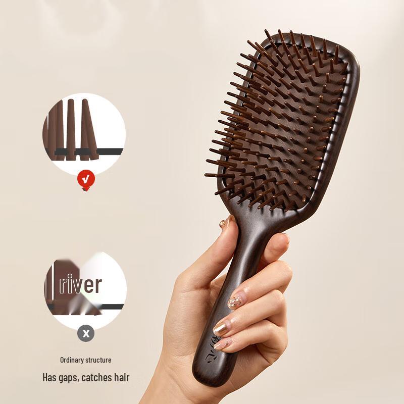 Sandalwood Anti-static Air Cushion Massage Comb