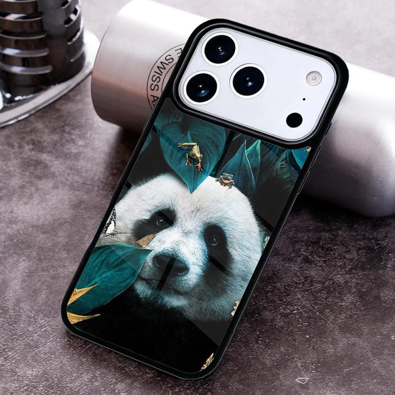 Cute Panda Fashion Phone Case For iPhone 17 16 15 14 13 12 11 Pro Max Plus 17Air Soft Silicone Cover