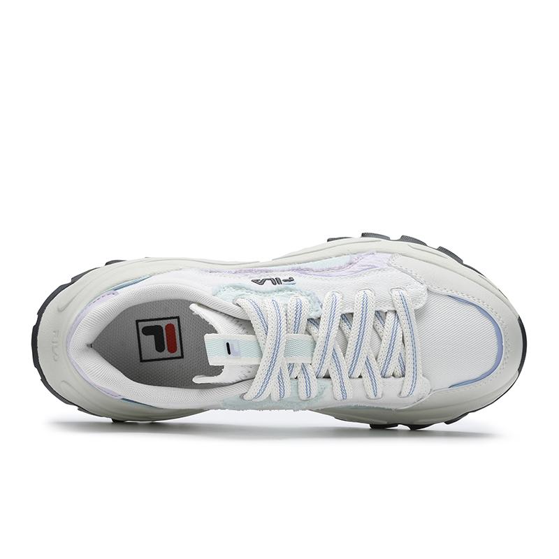 Fila Sofia 4 Zapatos Espina de Pescado Modernos Versátiles de Moda Tendencia Personalidad Amortiguadores Resistentes al Desgaste Zapatos Casuales de Caña Baja F12W521301FGP