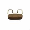 Geometric Hardwood Business Card Holder, Walnut & Beech, Single Tier, Large Capacity Desktop